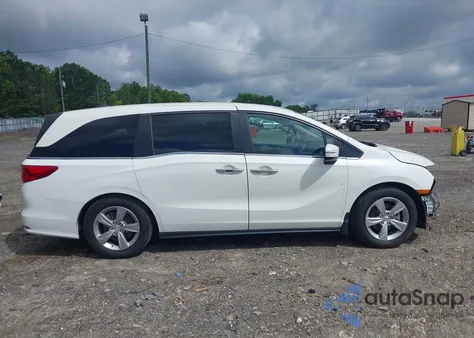 2018 Honda Odyssey Ex-L из США, поврежденный, VIN 5FNRL6H7XJB108499